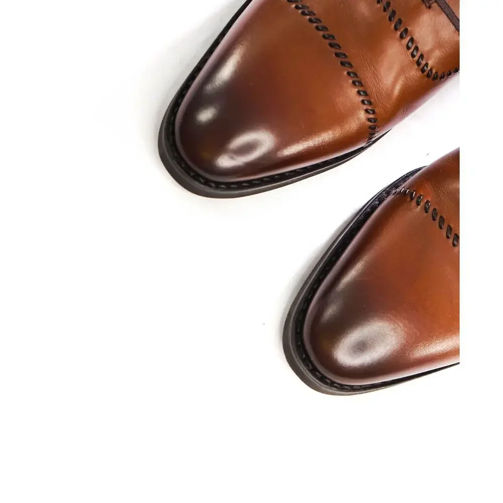 $1,300 BALLY - Brown GOODYEAR Leather Oxfords - US 12 (11UK)